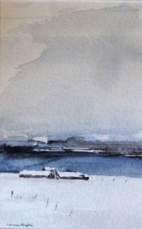 Vinter-Akvarell